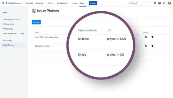 Select Single or Multiple Issues Based on JQL