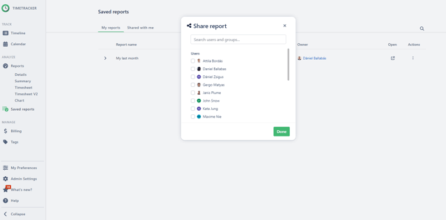 Sharing reports - illustration