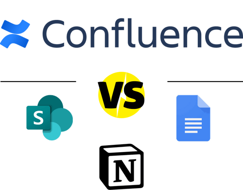 Confluence Vs Sharepoint, Google Docs, Notion