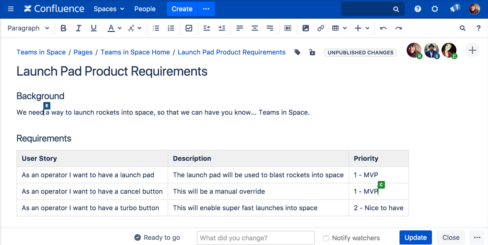 Meetings with Confluence and Jira