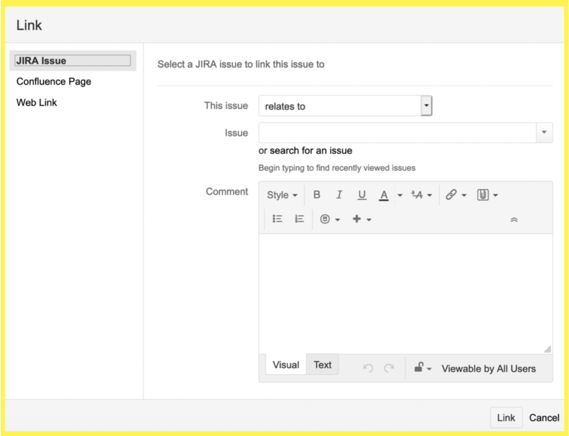 OBJECT MANAGEMENT & LIMITATIONS OF LINKING IN JIRA STANDARD
