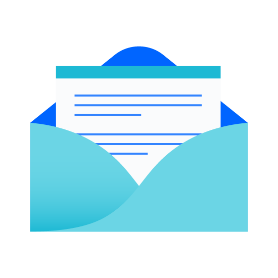 Letter with news and updates
